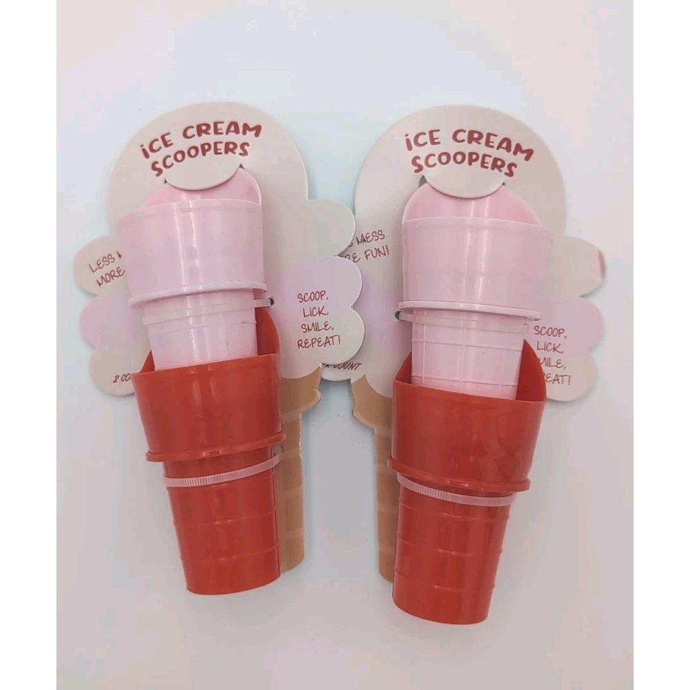 Plastic Ice Cream Scoop Holders Set of 2 (4pcs Total) Target Playground